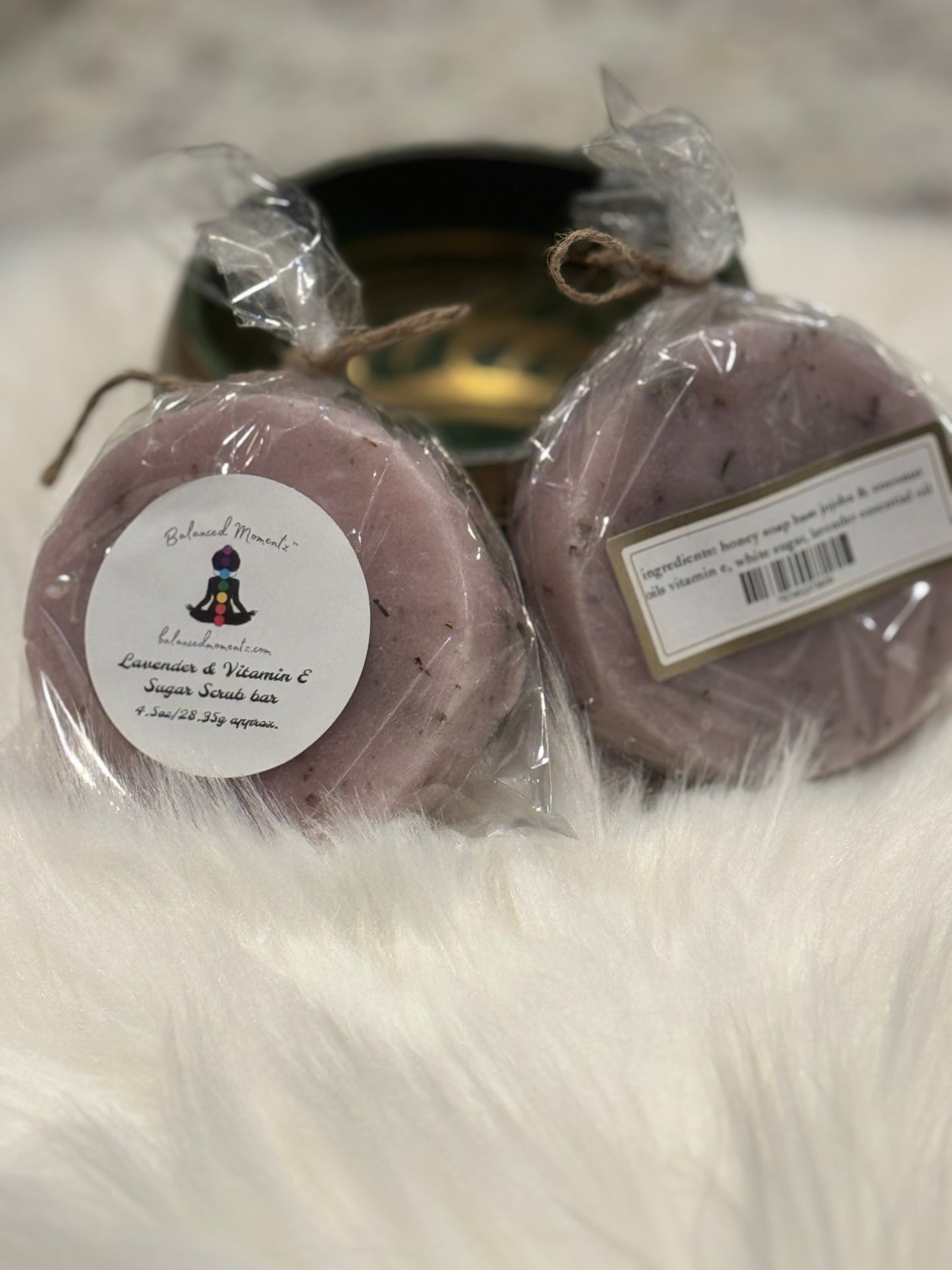 Lavender & Vitamin E Sugar scrub bar