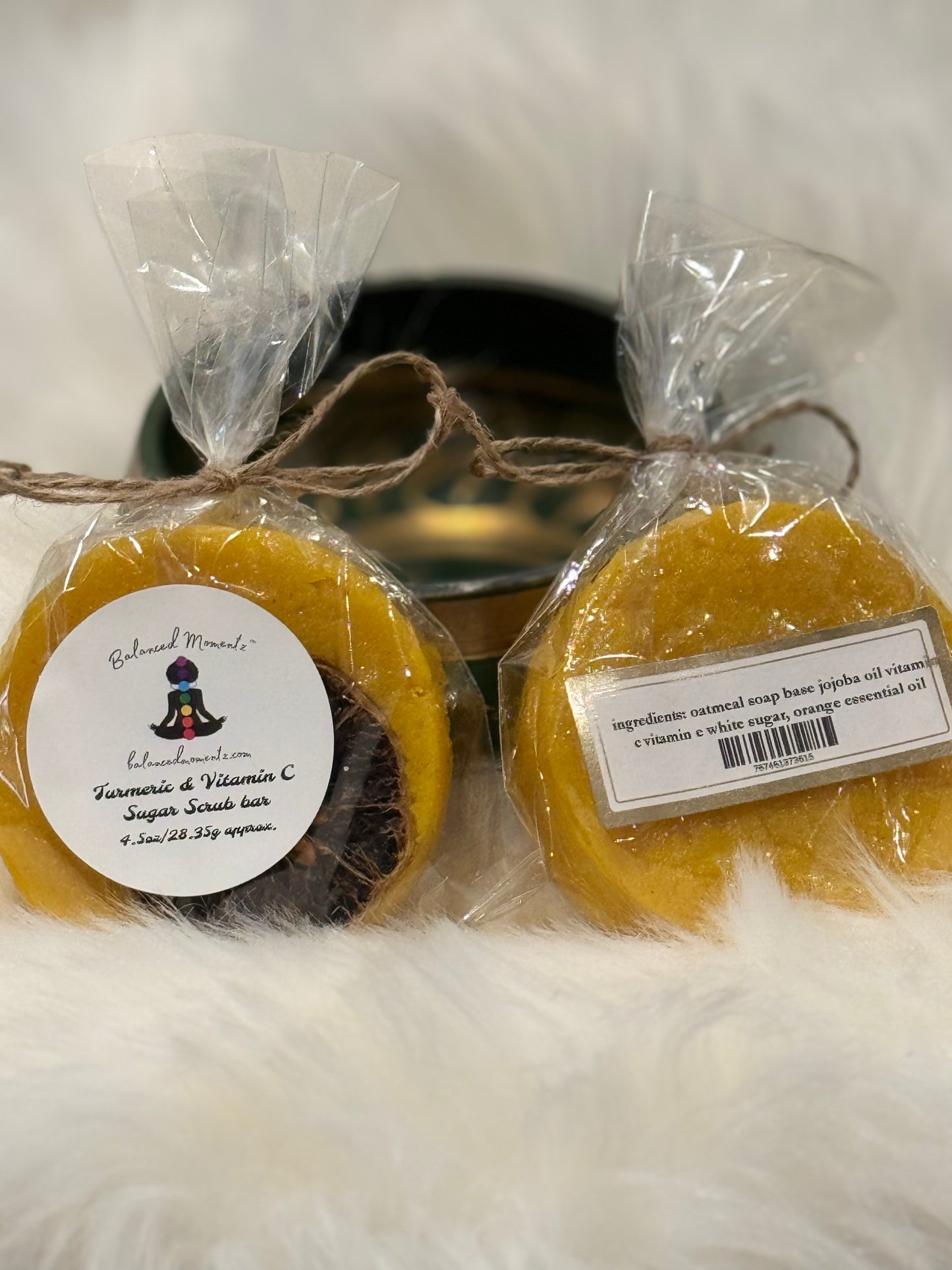 Turmeric & Vitamin C Sugar Scrub Bar