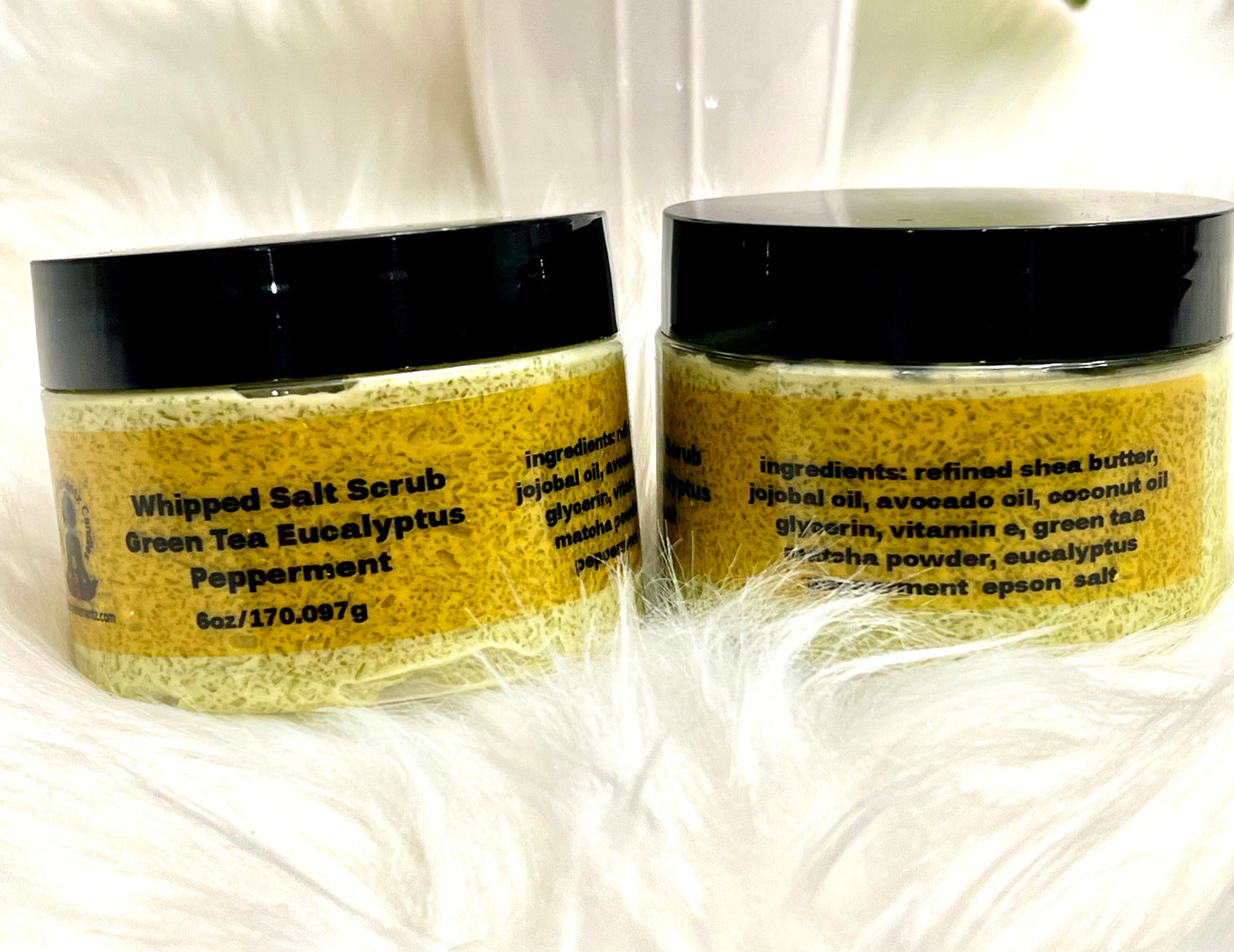 Green Tea Eucalyptus Peppermint Salt Scrub